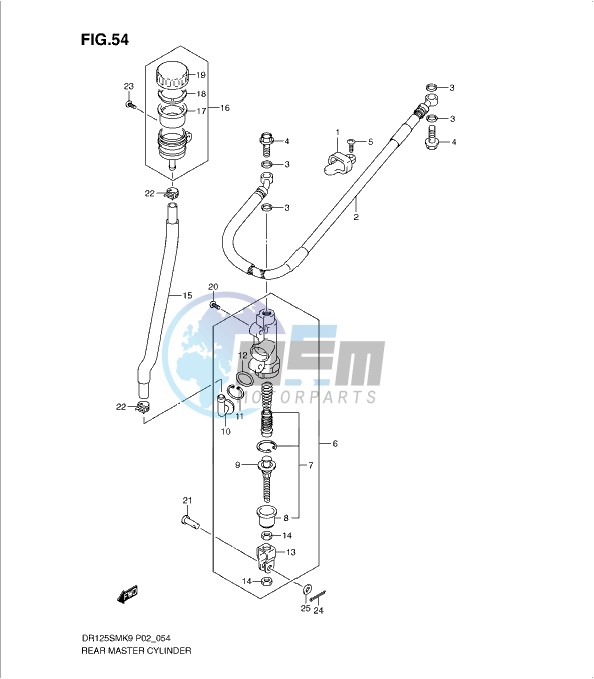 REAR MASTER CYLINDER