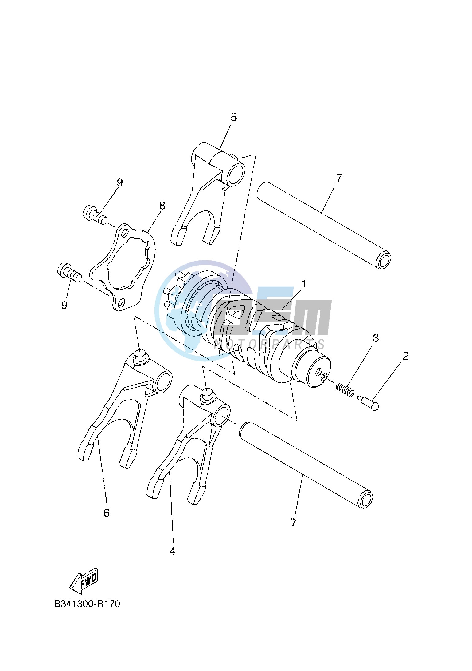 SHIFT CAM & FORK