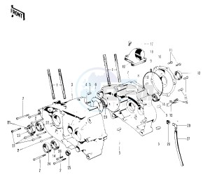 F81 M drawing CRANKCASE -- 71 F81M- -