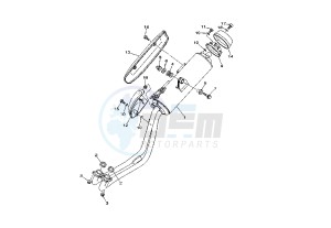 XP T-MAX BLACK MAX 500 drawing EXHAUST