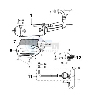 TKR 2 WRCA EU drawing EXHAUST SYSTEM