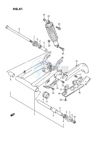 LT-F160 (P28) drawing REAR SWINGING ARM