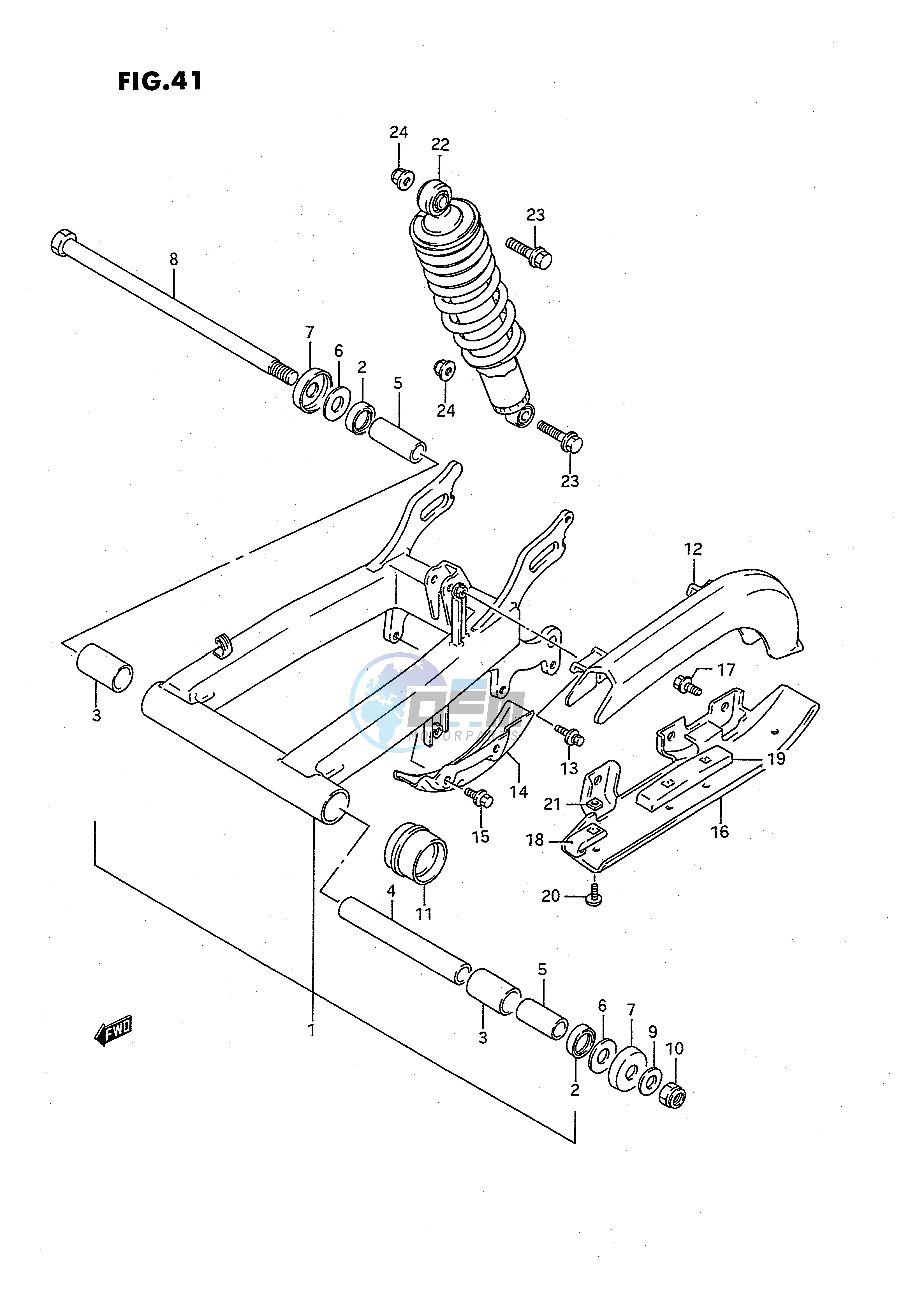 REAR SWINGING ARM