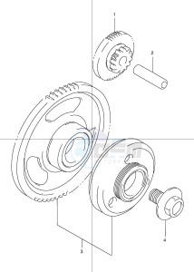 GSF1200 (E2) Bandit drawing STARTER CLUTCH