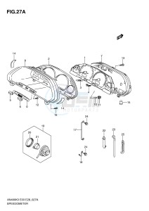 AN400 (E3-E28) Burgman drawing SPEEDOMETER (AN400SK5 SK6)