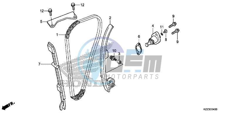 CAM CHAIN/TENSIONER