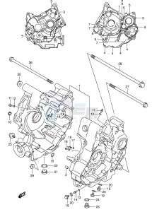 SV1000 (E2) drawing CRANKCASE