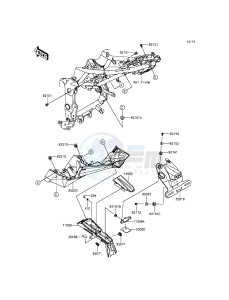 Z250SL ABS BR250FGF XX (EU ME A(FRICA) drawing Rear Fender(s)