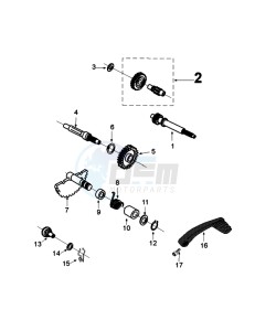 KISBEE 4TA OY X drawing GEARBOX AND KICKSTART