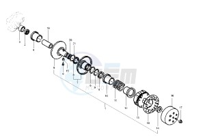 Hexagon LX-LXT 125-180 drawing Driven pulley