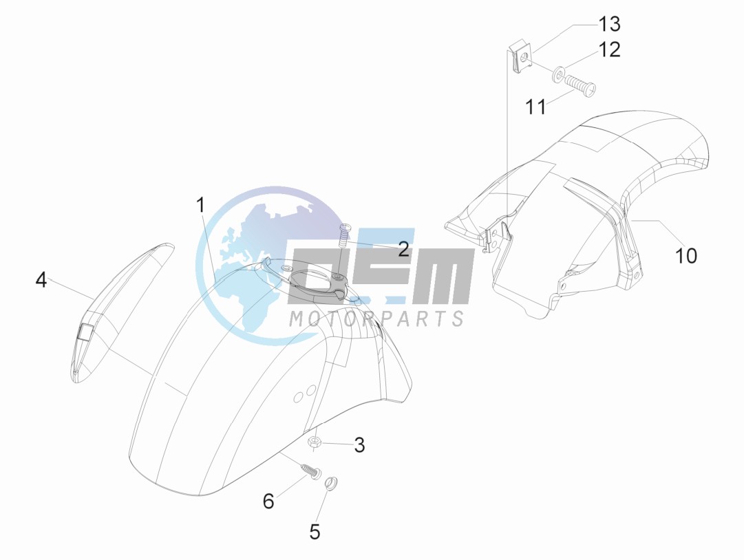 Wheel housing - Mudguard