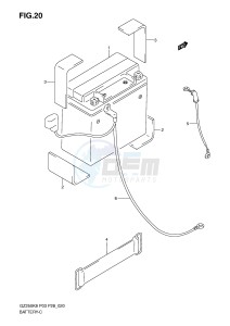 GZ250 (P3) drawing BATTERY