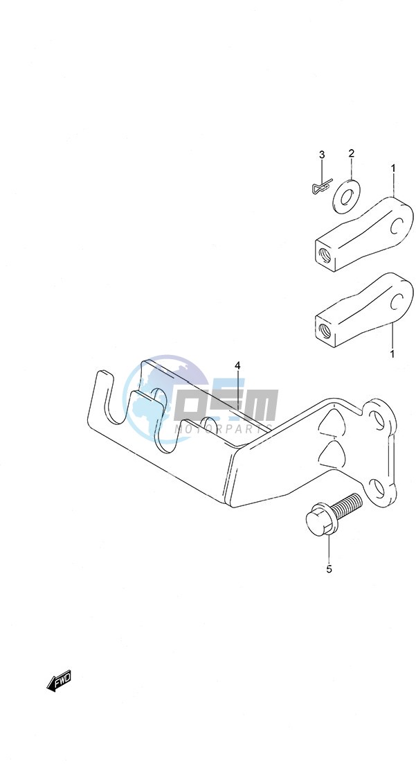 Remocon Cable Holder - w/Remote Control