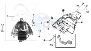 DD50 25KMH drawing REAR FENDER