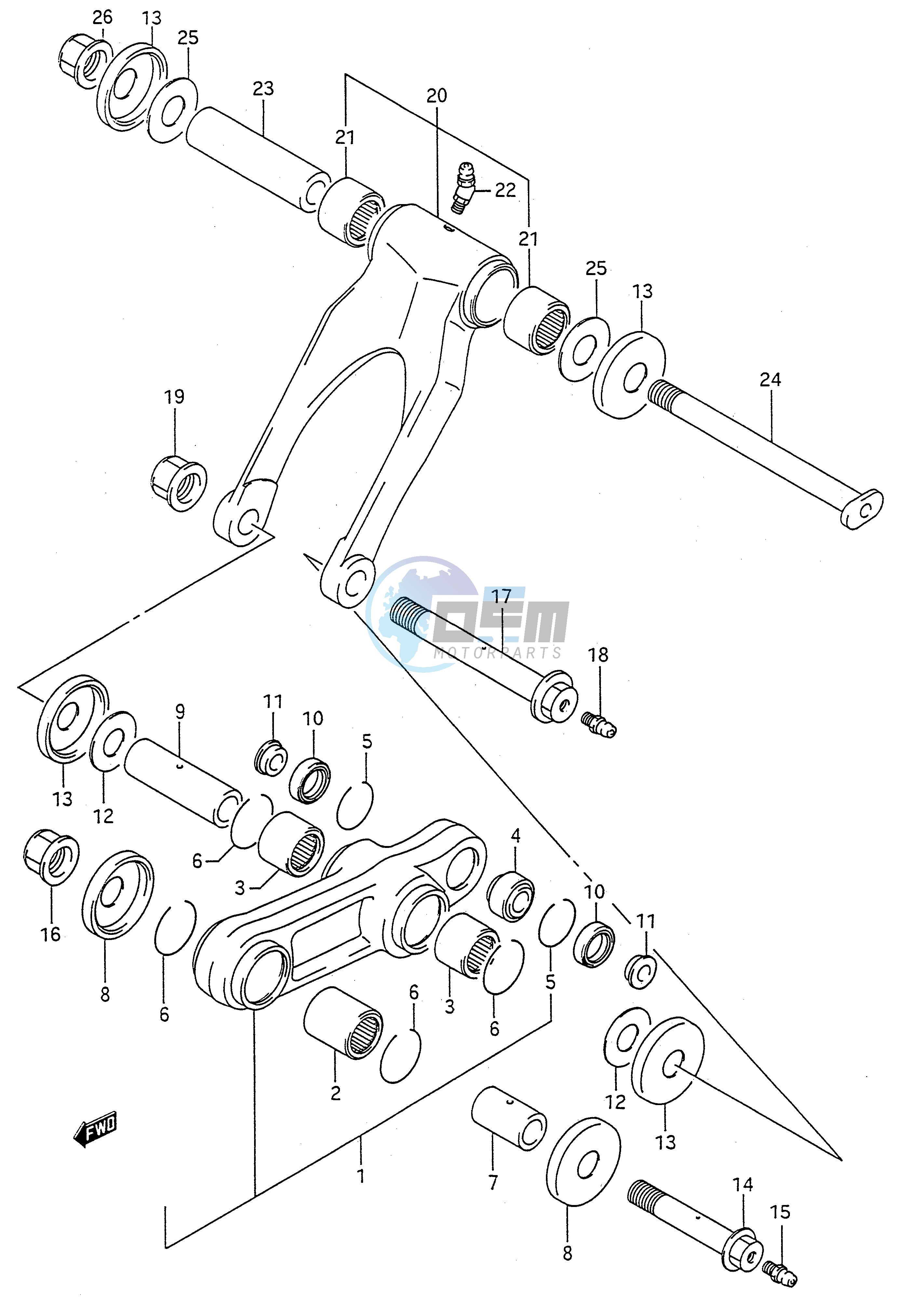 CUSHION LEVER (MODEL K L)