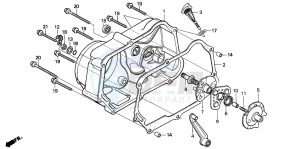 ST50 drawing RIGHT CRANKCASE COVER