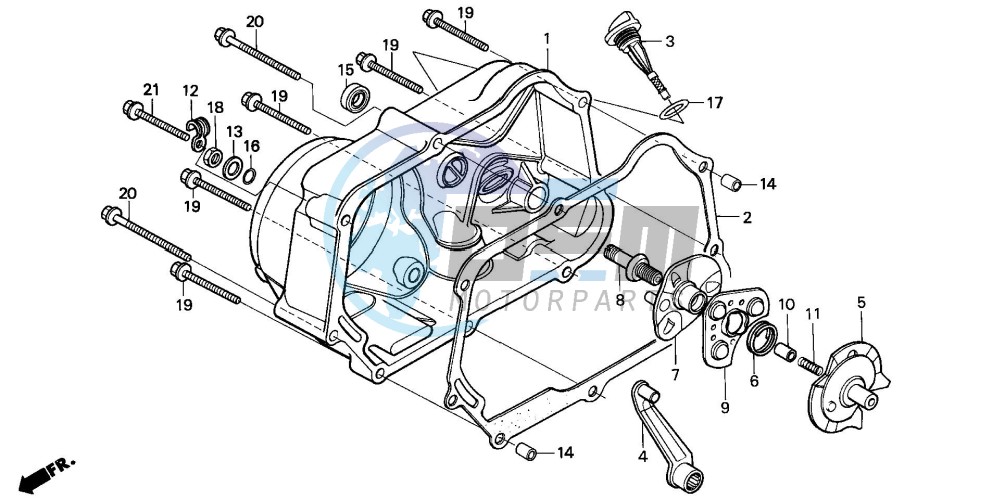 RIGHT CRANKCASE COVER