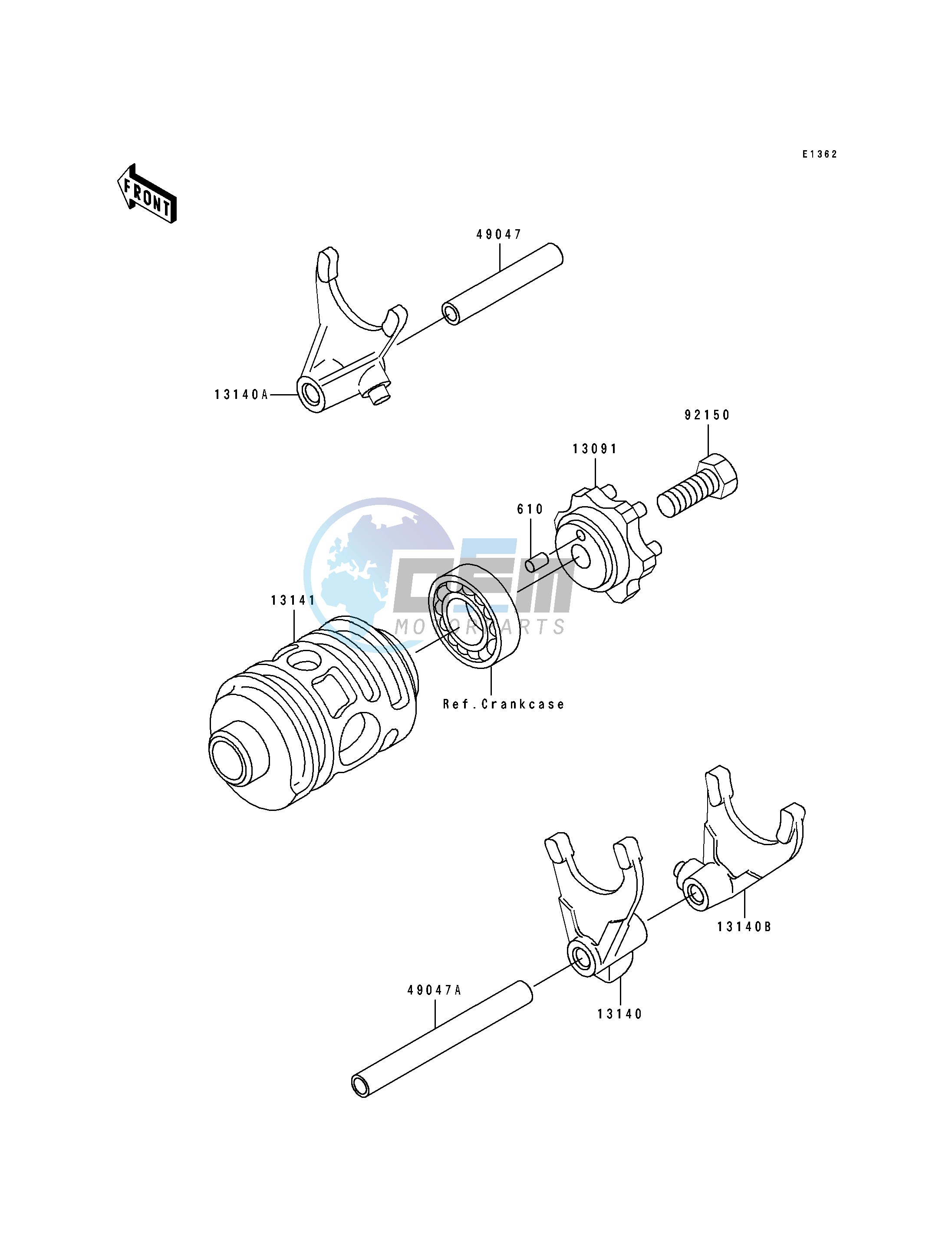 CHANGE DRUM_SHIFT FORK