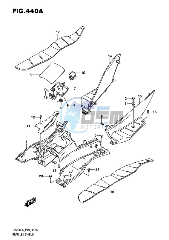 REAR LEG SHIELD