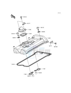 ER-6F_ABS EX650FDS XX (EU ME A(FRICA) drawing Cylinder Head Cover