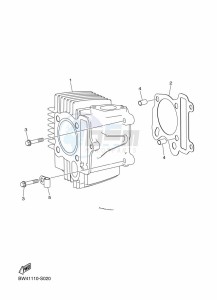 YFZ50 (BW4D) drawing CYLINDER