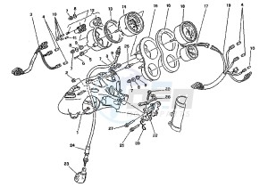 MITO EURO2 125 drawing DASHBOARD UNIT