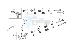 GTS 125 EFI drawing VALVES