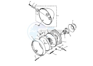 XVZ ROYAL STAR 1300 drawing HEADLIGHT