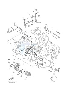 YFZ450 YFZ450B (1PD2 1PD3 1PD1) drawing OIL PUMP