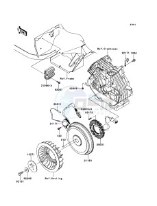 MULE_600 KAF400B6F EU drawing Generator/Ignition Coil