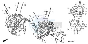 XL700VA9 Europe Direct - (ED / ABS SPC) drawing CRANKCASE