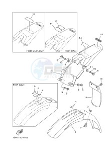 YZ85LW (1SN7 1SN9 1SP7 1SP9) drawing FENDER