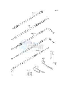 ZX 600 F [NINJA ZX-6R] (F1-F3) [NINJA ZX-6R] drawing CABLES