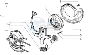 Ciao 50 Euro 1 drawing Flywheel magneto