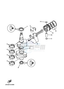 F40MSHZ drawing CRANKSHAFT--PISTON