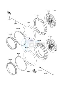 KX65 KX65-A6 EU drawing Tires