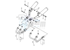 XJ S DIVERSION 600 drawing EXHAUST