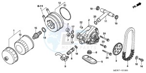 NT700VA F drawing OIL FILTER/OIL PUMP