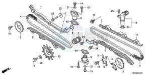 GL1800A NZ - (NZ) drawing CAM CHAIN/TENSIONER