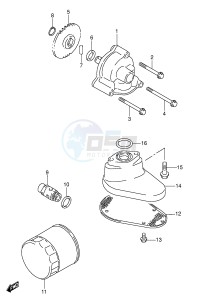 VL1500 (E2) drawing OIL PUMP