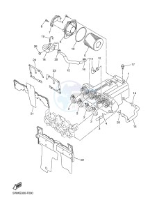 XJR1300C XJR 1300 (2PN4) drawing INTAKE