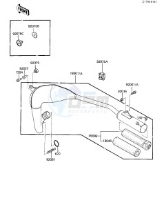 KX 60 A [KX60] (A1-A2) [KX60] drawing MUFFLER