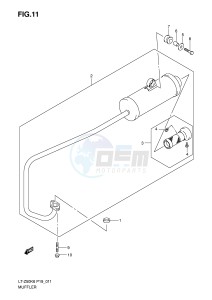 LT-Z50 (P19) drawing MUFFLER