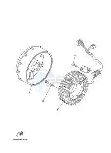 YFM700FWA YFM7FGD GRIZZLY 700 (1ND7) drawing GENERATOR