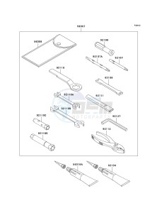 KL 250 G [SUPER SHERPA] (G4-G8 G8 CAN ONLY) [SUPER SHERPA] drawing OWNERS TOOLS