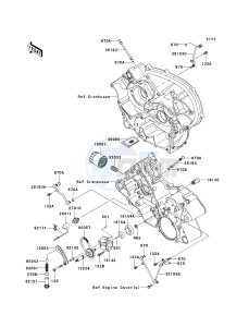 KVF 750 D [BRUTE FORCE 750 4X4I] (D8F-D9F) D8F drawing OIL PUMP_OIL FILTER