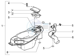 Liberty 125 la poste drawing Case - Helmet