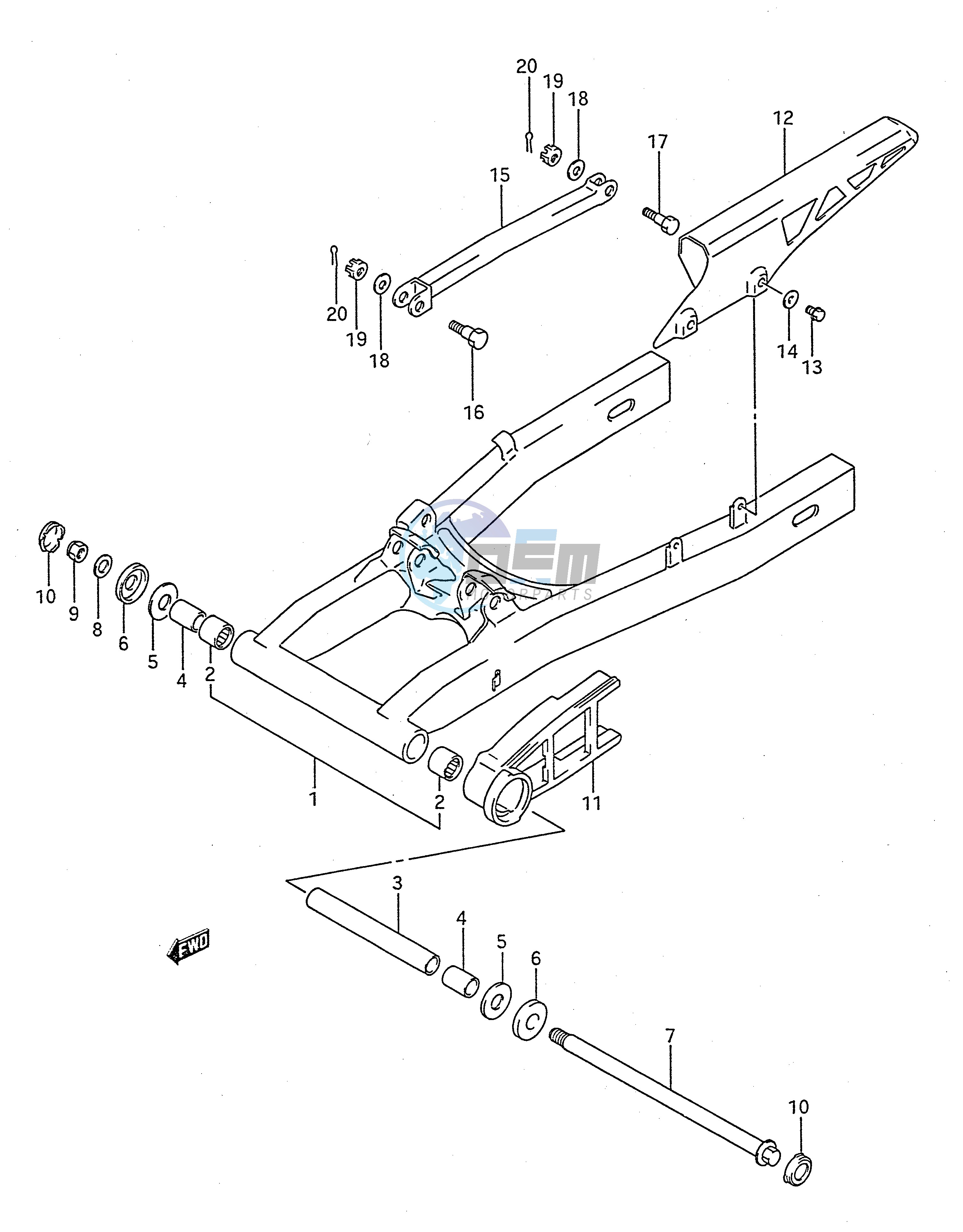 REAR SWINGING ARM