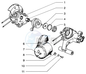 PX 150 E U.S.A. drawing Cooling-hood-main bearings