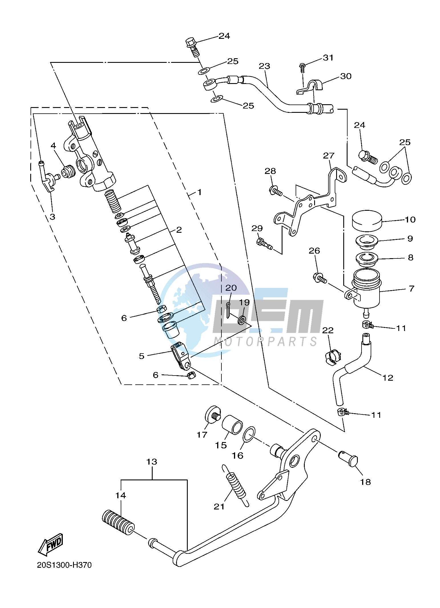 REAR MASTER CYLINDER